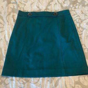 Women’s teal skirt from Loft